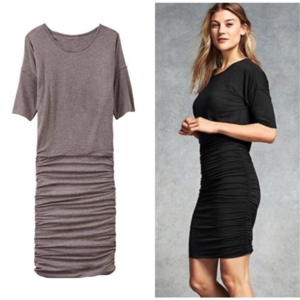 Athleta Soltice Ruched Tee Dress
Size medium